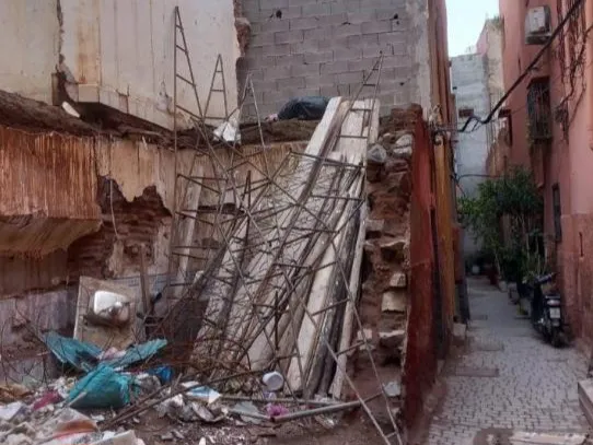 Urgent Concerns Over Deteriorating Building in Marrakech's Historic District