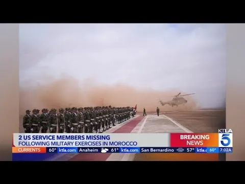 Search Underway for Two Missing US Service Members in Morocco