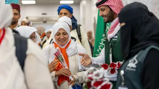 First Flights of the Makkah Route Initiative Arrive from Morocco to Madinah for Hajj 1445