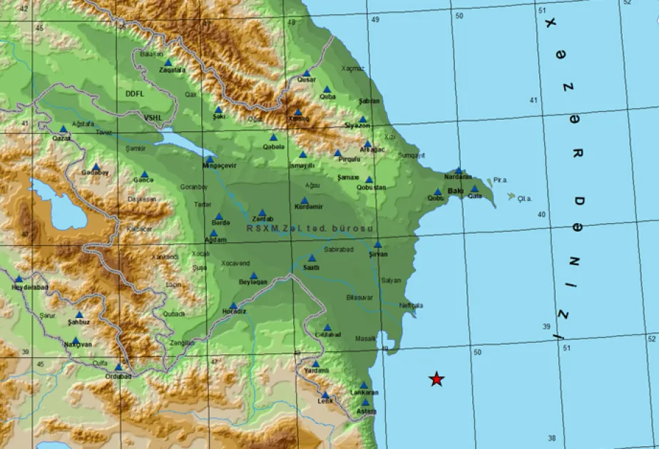 Recent Earthquake Strikes the Caspian Sea Region