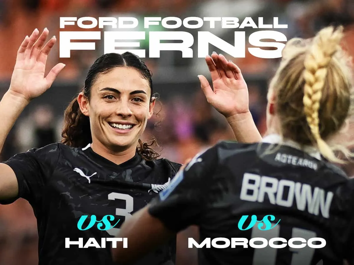 Ford Football Ferns Set to Face Haiti and Morocco Ahead of FIFA Women’s World Cup 2027