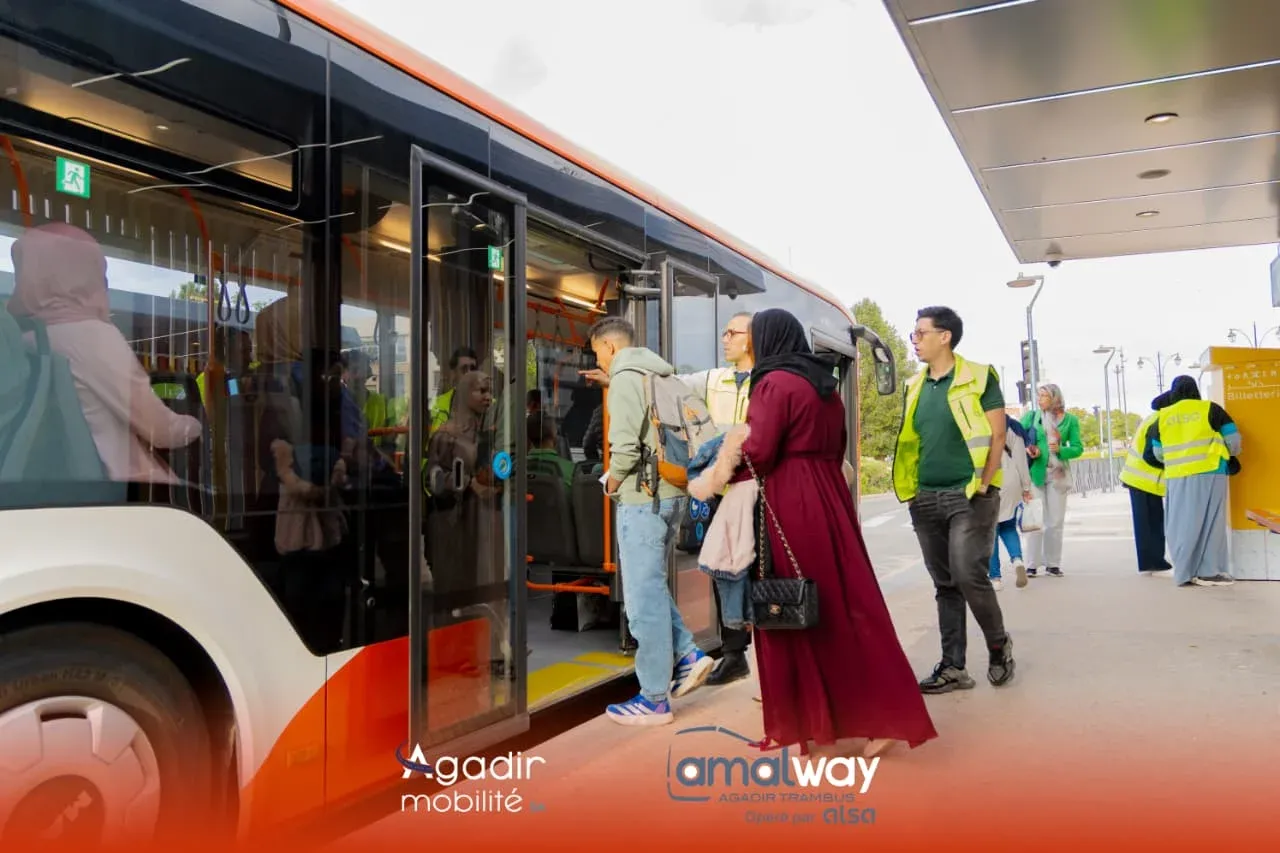 Agadir Unveils Its First High-Service Level Tram Bus Line