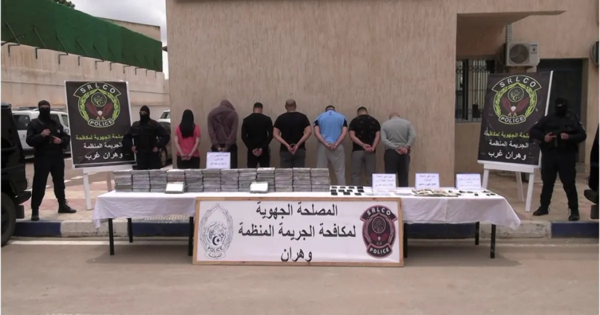 Dismantling of an International Drug Trafficking Network in Oran: Operations Extend from Morocco to Europe