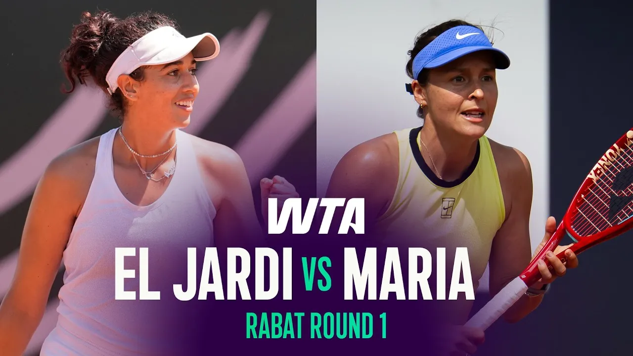 Diae El Jardi vs. Tatjana Maria: Highlights from the 2026 Rabat WTA Match