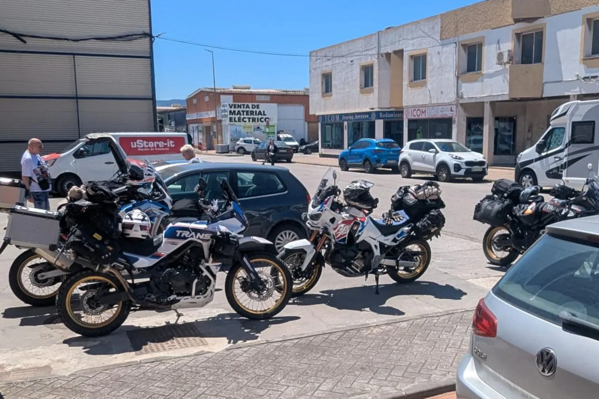 Four Bikers Cover 3,670 Kilometers to Reach North Africa