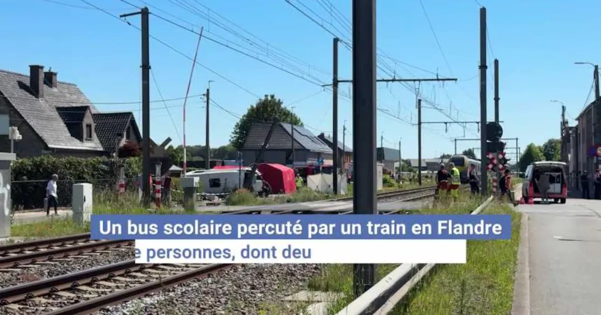 School Bus Collision with Train in Flanders Raises Safety Concerns