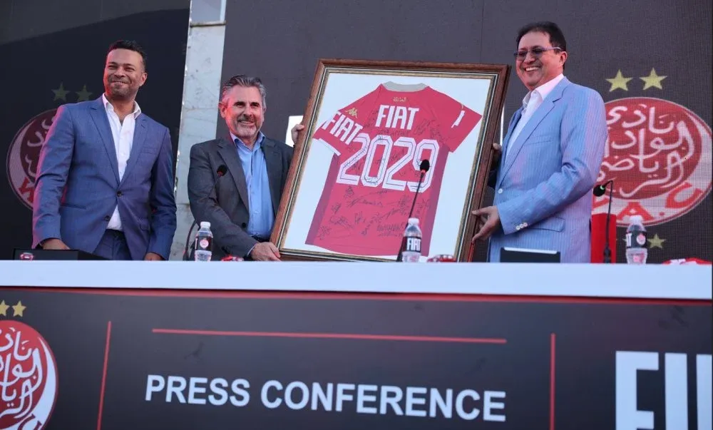 FIAT Logo to Adorn Wydad Casablanca Jerseys Starting 2026-27 Season