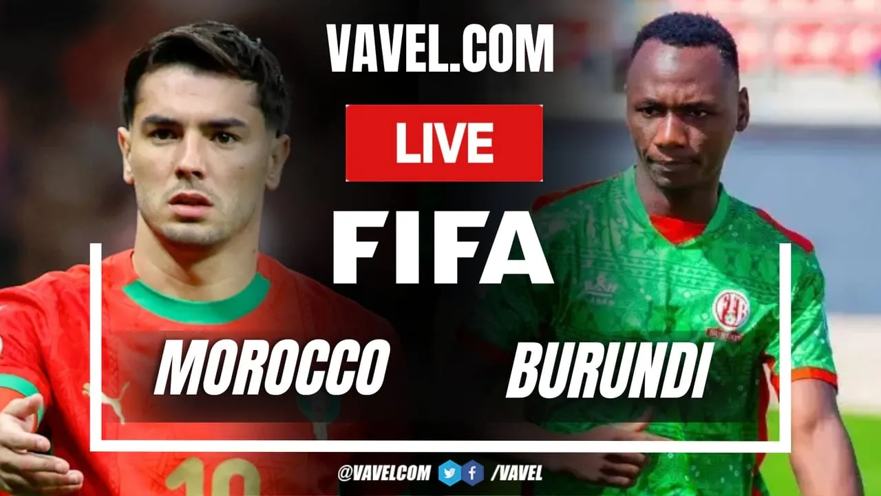 Morocco Dominates in Friendly Against Burundi Ahead of World Cup Preparations