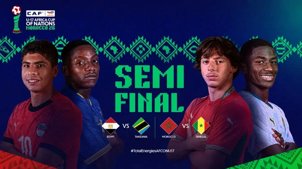 U17 Africa Cup of Nations 2026: Finalists Await as Egypt and Morocco Face Tanzania and Senegal