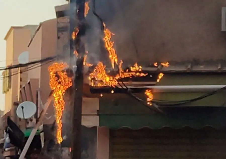 Fire Breaks Out at Parapharmacy Store in Marrakech, Prompting Emergency Response