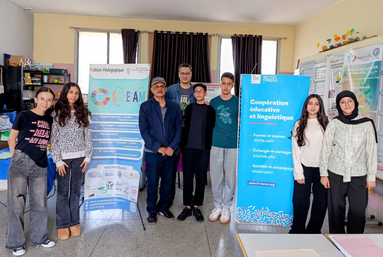 Moroccan Institution Ameen Ayman Shines at International Science Week in France with CLEPSYDRE DE FES Project