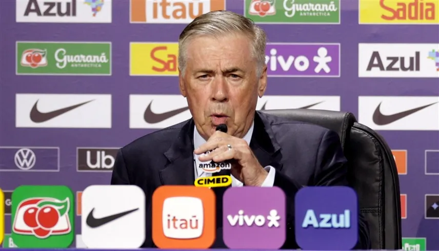 Brazil Coach Ancelotti Optimistic About Neymar's Recovery Ahead of World Cup