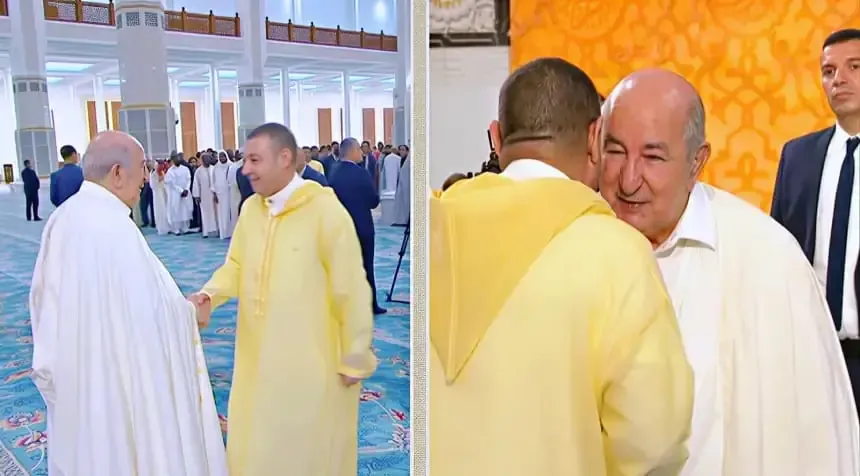 Algerian Officials Don Traditional Moroccan Attire to Impress President Tebboune