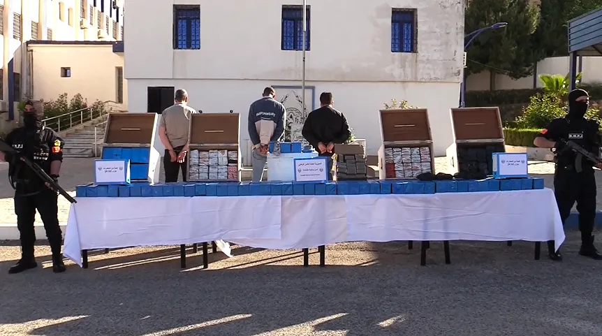 Police in Khanshala Seize Nearly 242 Kilograms of Processed Cannabis from Morocco