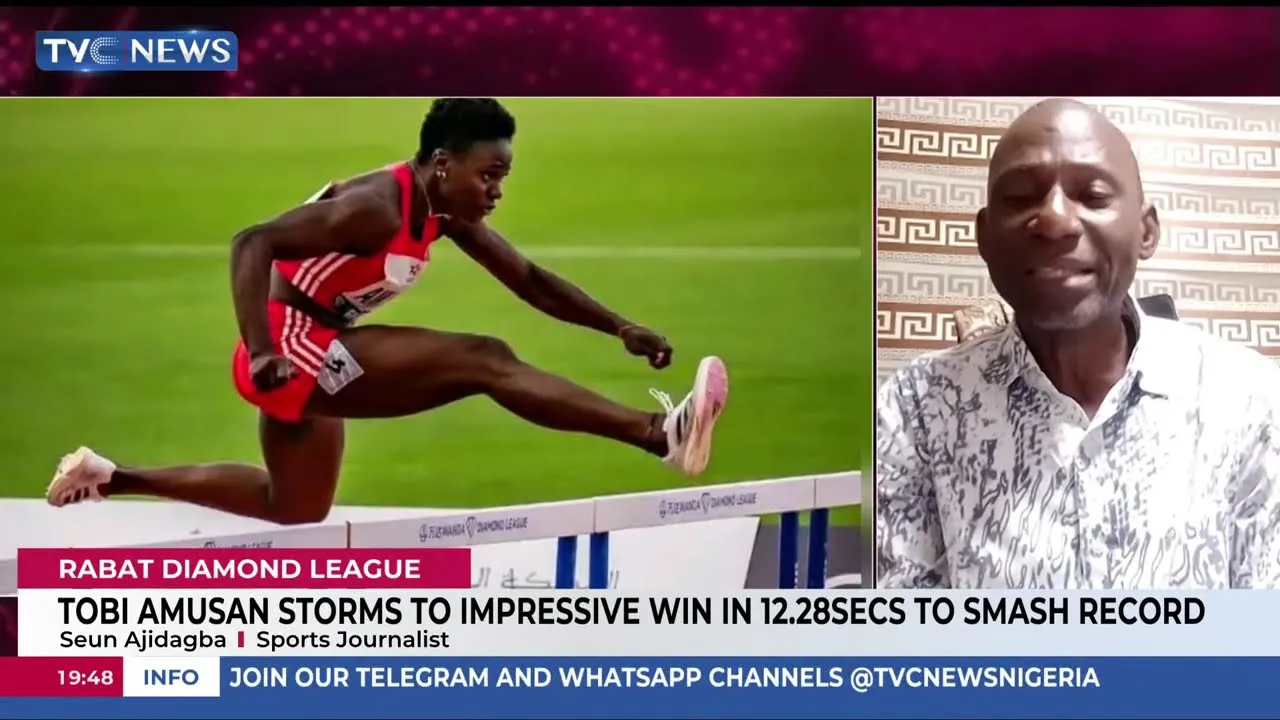 Tobi Amusan Clinches Victory at Rabat Diamond League with a Stunning 12.28 Seconds