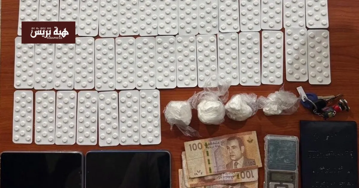 Police Arrest Two Suspects in Drug Trafficking Operation in Marrakech
