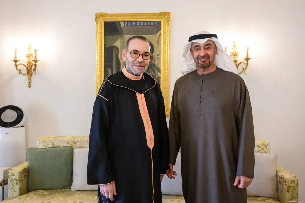 Strengthening Ties: Mohammed VI and Mohammed Ben Zayed Meet in Rabat