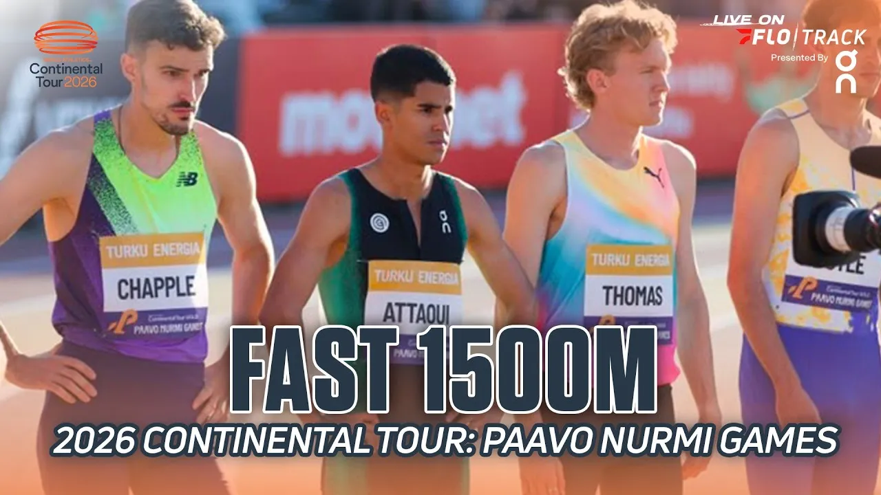 A Spectacular 1500m Race at the 2026 Paavo Nurmi Games