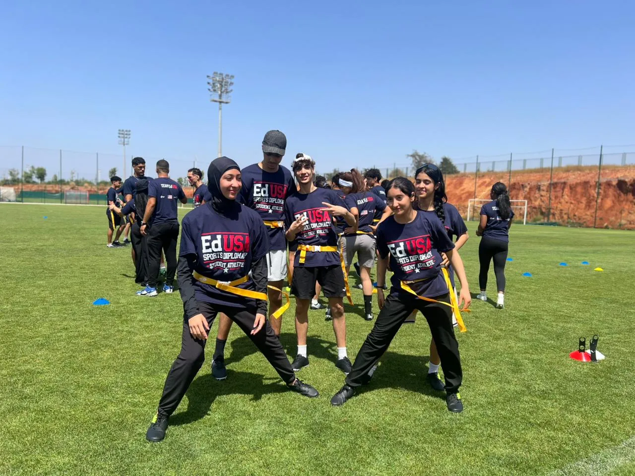 US Mission and Green Bay Packers Promote Student-Athlete Model in Rabat