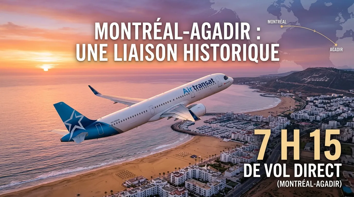 Air Transat Launches First Direct Flight from Montreal to Agadir