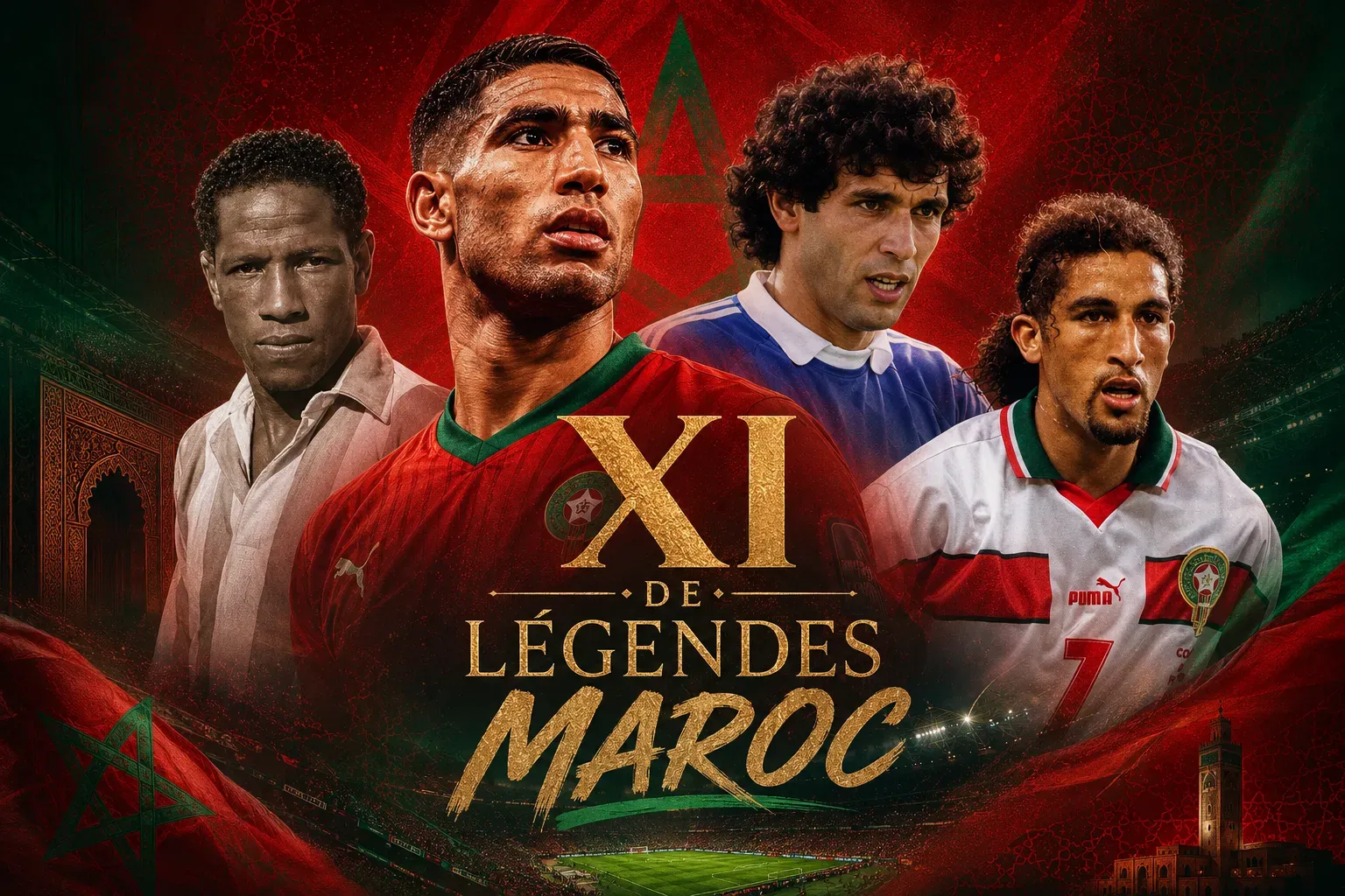 Crafting Morocco's All-Time Football Legends XI