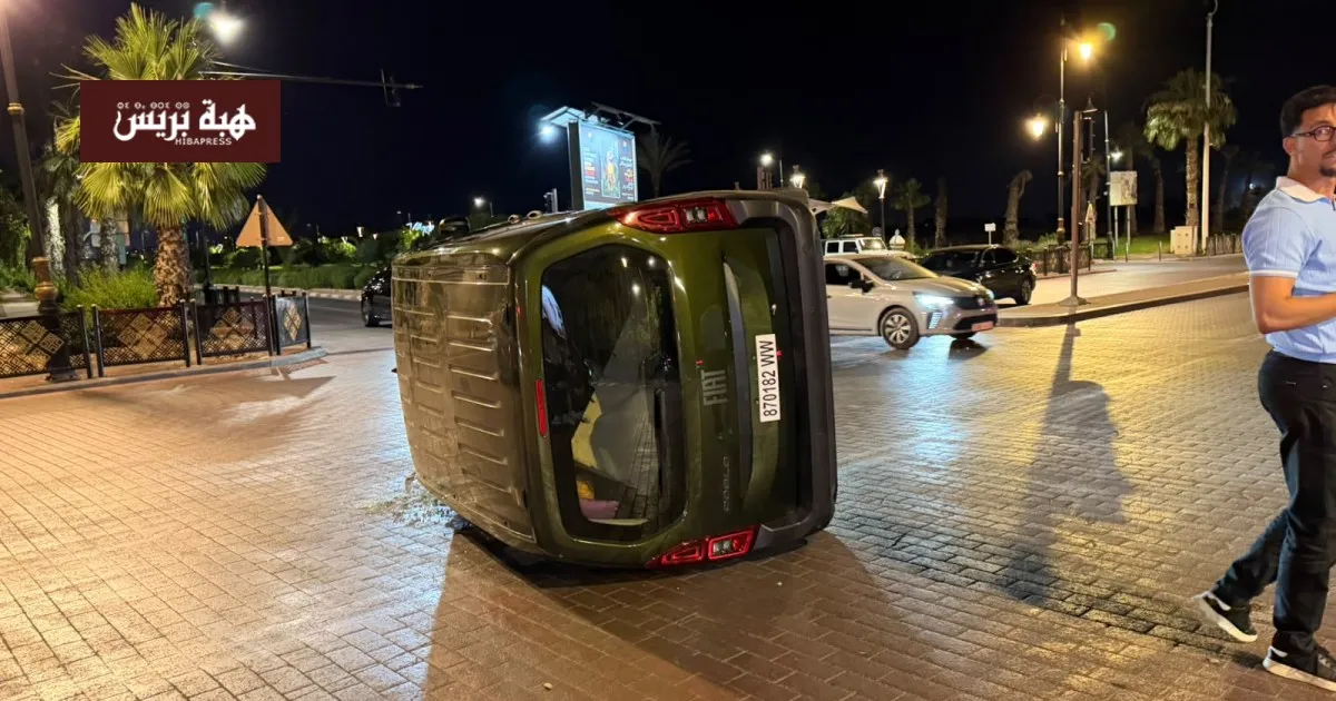 Severe Traffic Accident on Mohammed VI Street Causes Panic Among Motorists