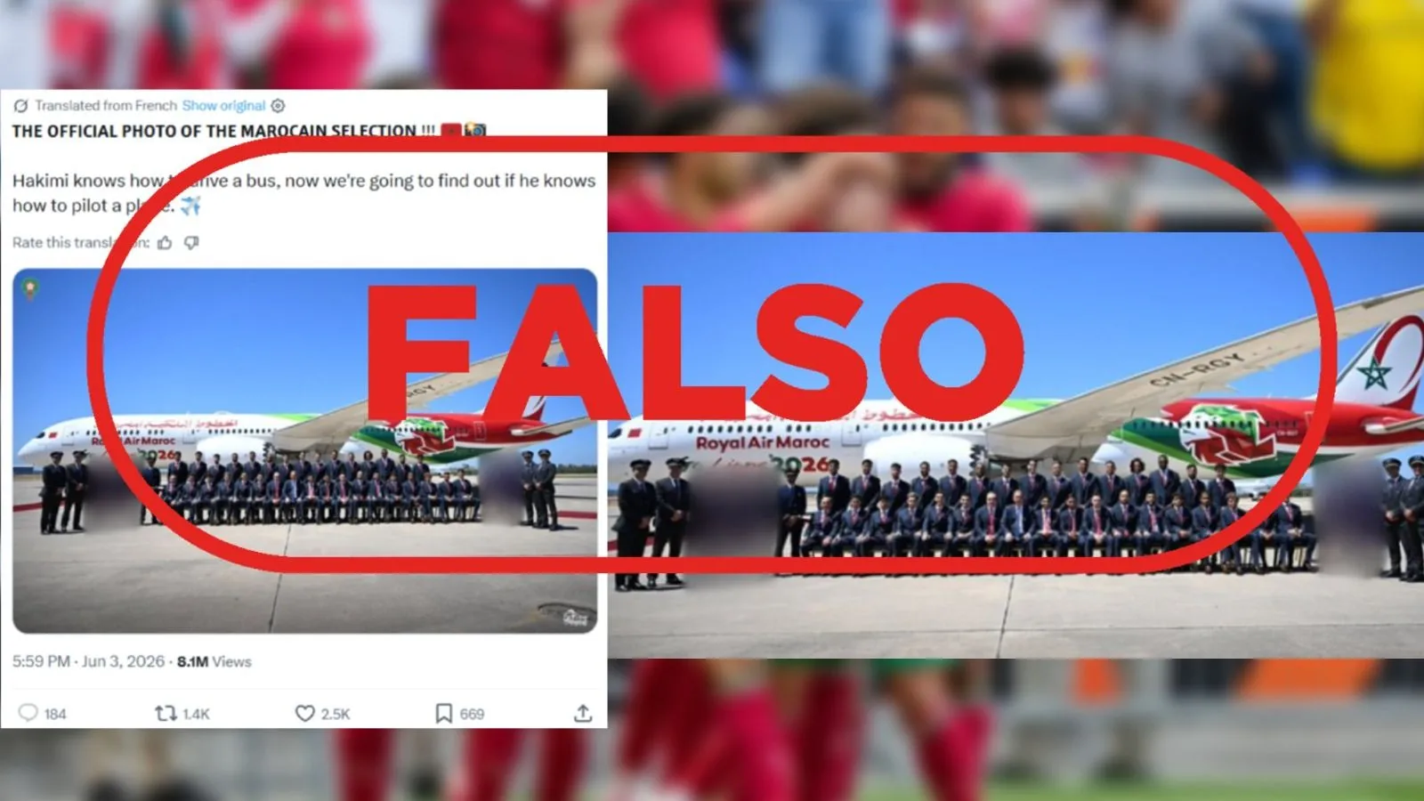 Debunking False Claims: Moroccan Women's National Football Team Image Misrepresented