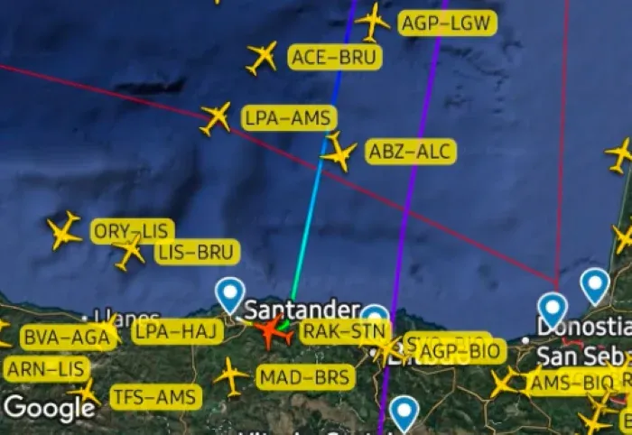 Ryanair Flight Makes Emergency Landing in Santander Due to Technical Issue