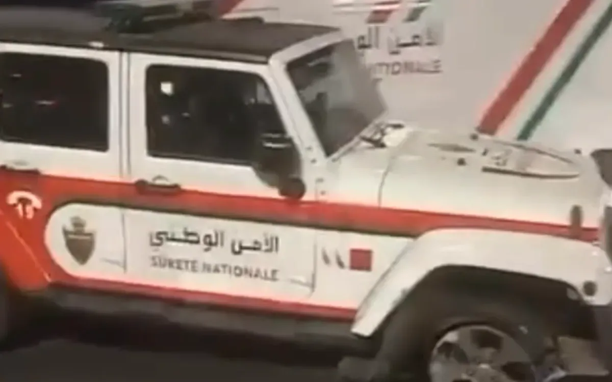 Daring Police Car Theft in Marrakech Ends in Crash