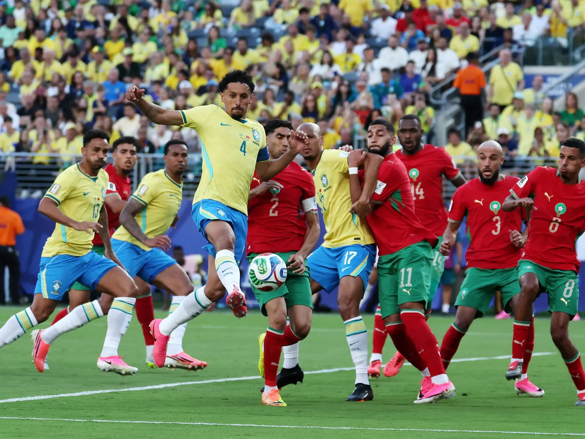 Historic Draw: Morocco and Brazil Share Points in New Jersey