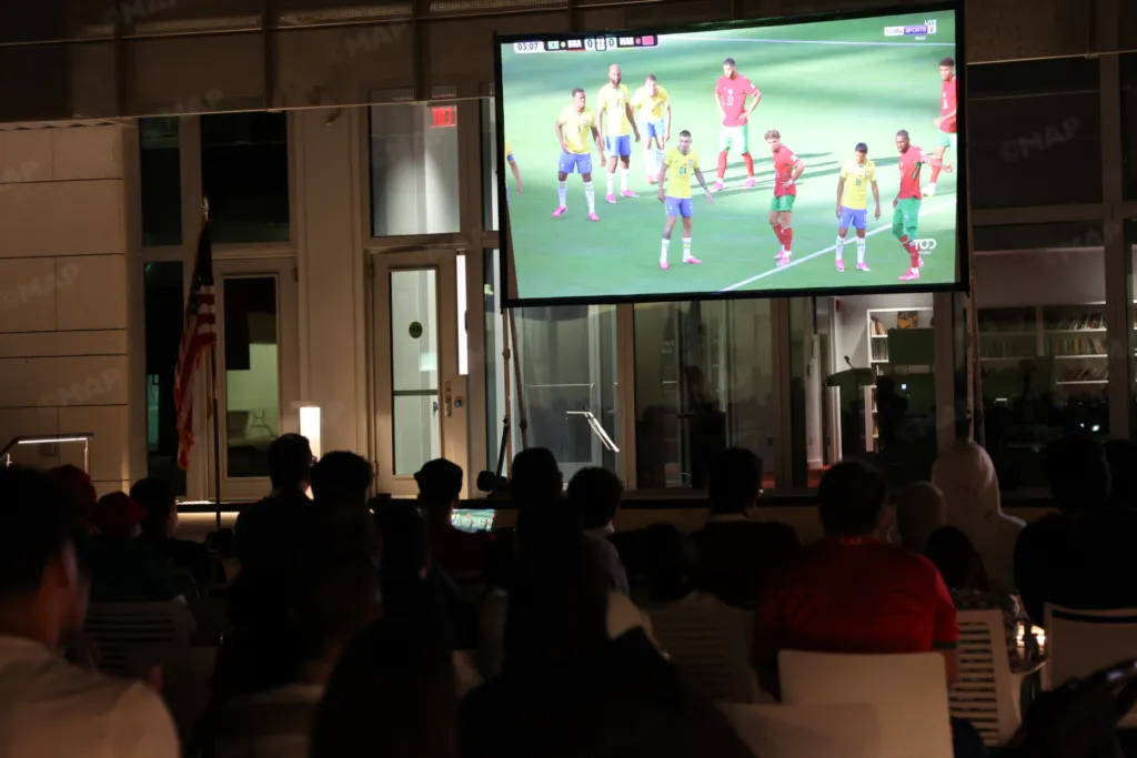 Celebrating Friendship: Moroccans and Americans Unite for Football
