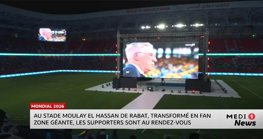 2026 World Cup: Stade Moulay El Hassan in Rabat Transformed into a Giant Fan Zone