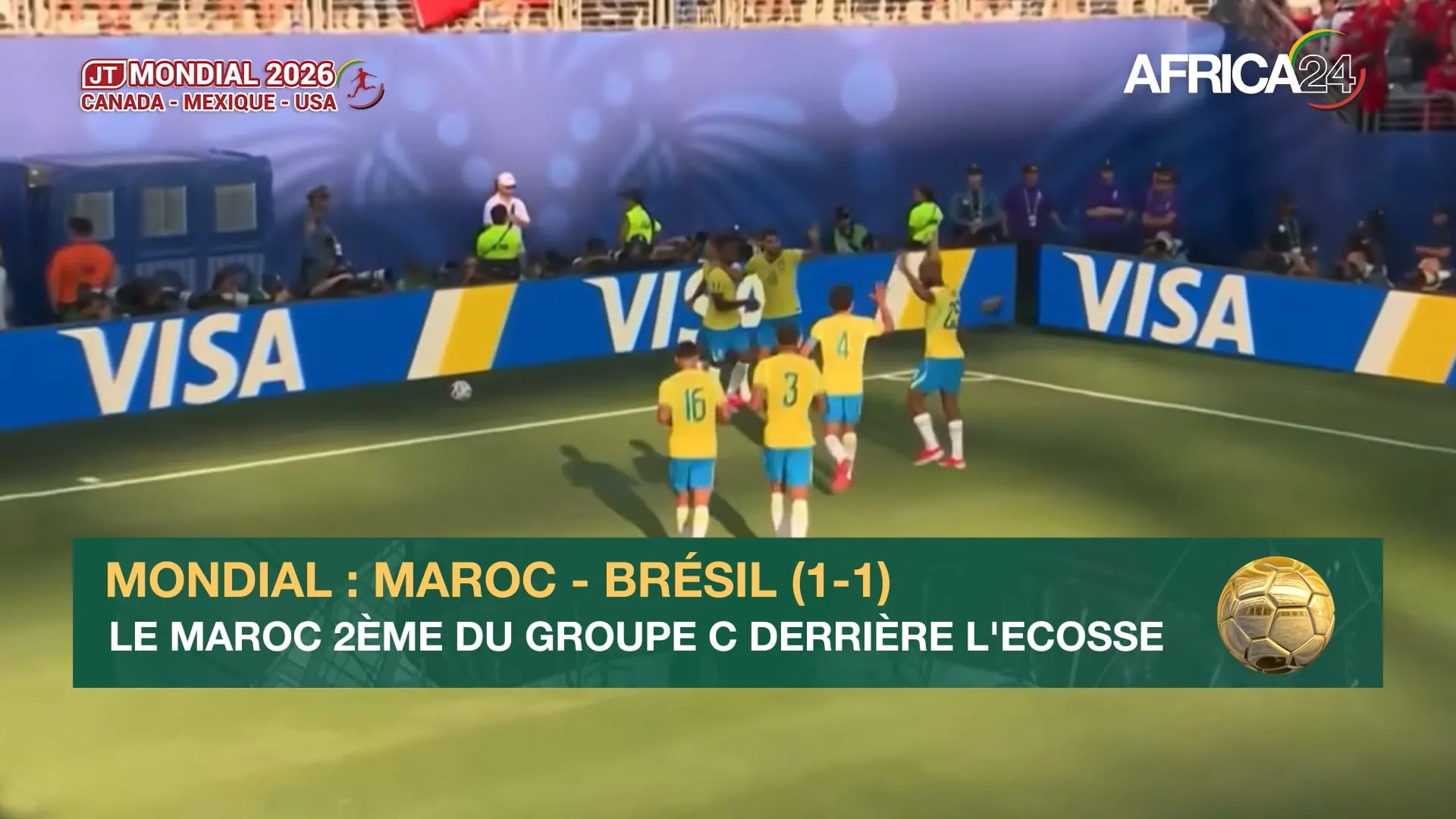 Morocco Holds Brazil to a 1-1 Draw in World Cup Opener