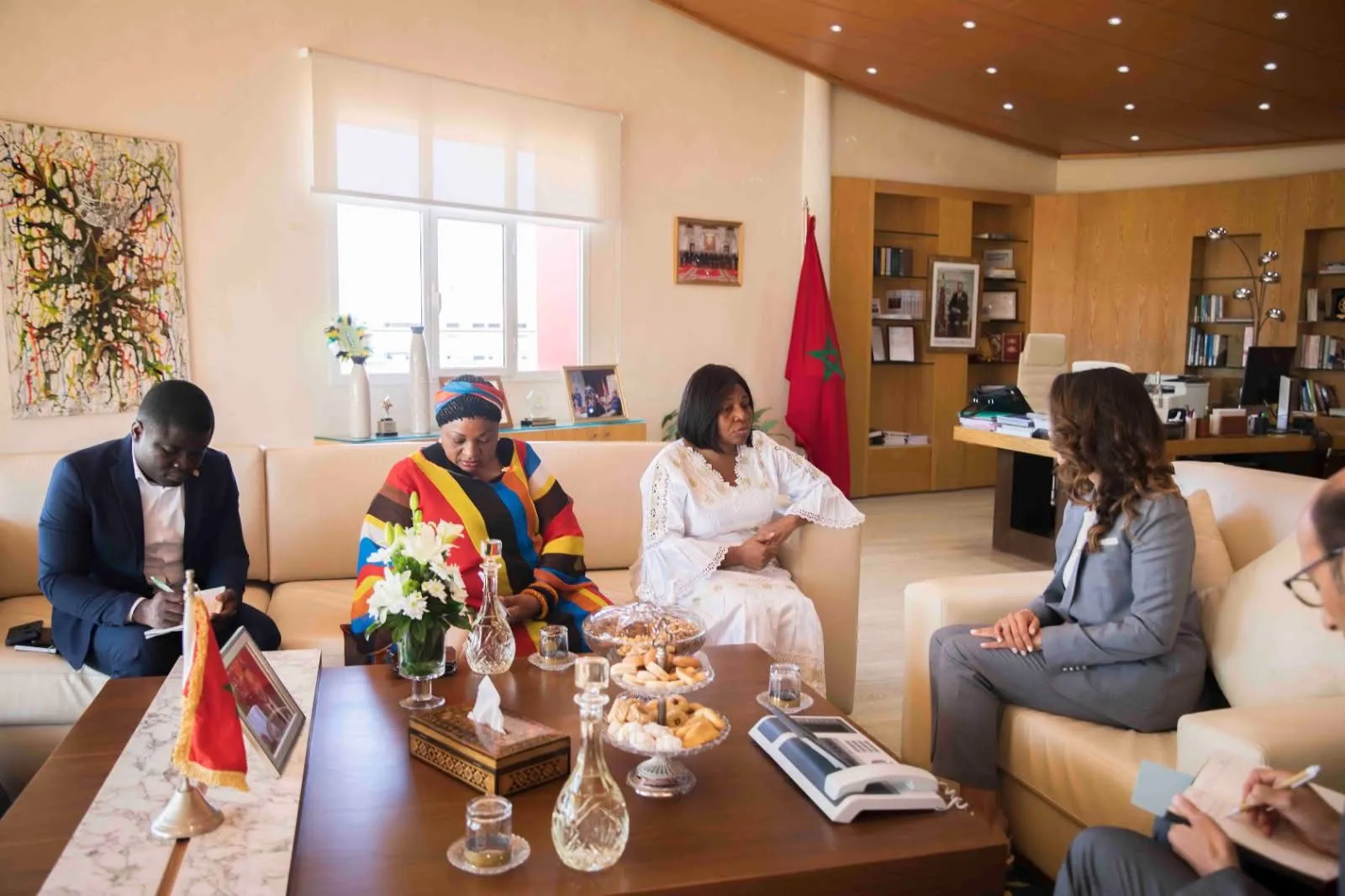 Leila Benali Welcomes African Union Commissioner for Economic Development