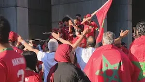 Moroccan Fans Unite at North Shore for World Cup Excitement in Boston