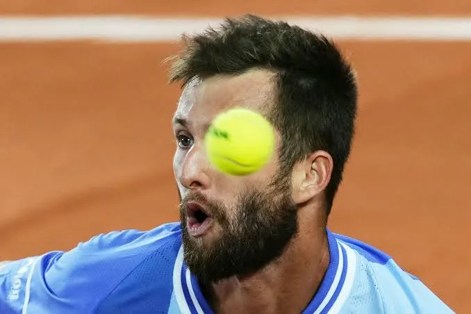 French Tennis Player Corentin Moutet Fined Nearly His Entire Prize Money for Profanity