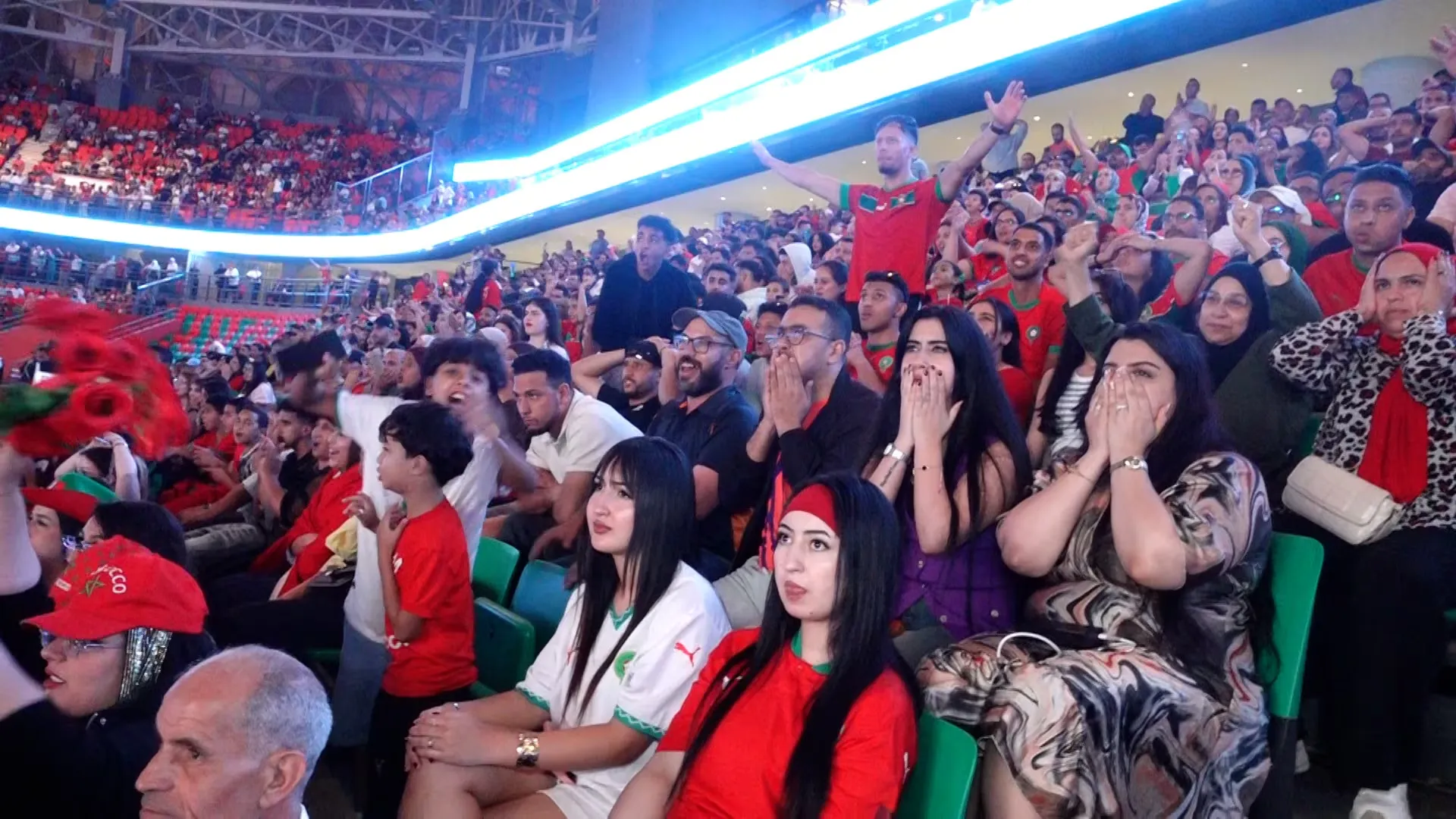 Celebration at Rabat Live Arena: Moroccan Lions Ignite Passion in Fans