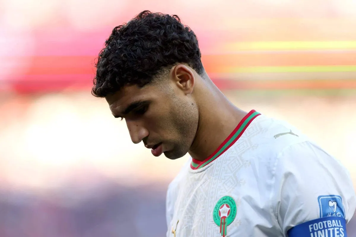 Hakimi Faces Boos Amid Legal Battles During Morocco's Victory Over Scotland