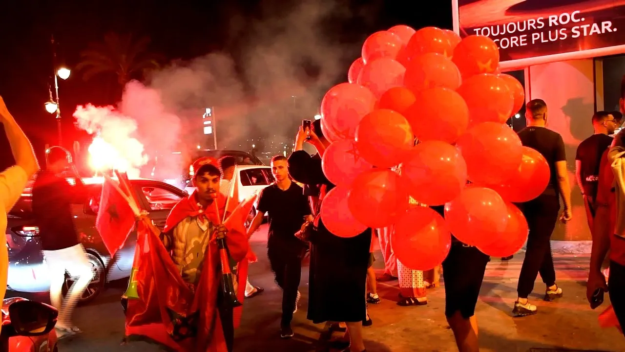 Uncontainable Excitement in Rabat After Atlas Lions Triumph Over Scotland