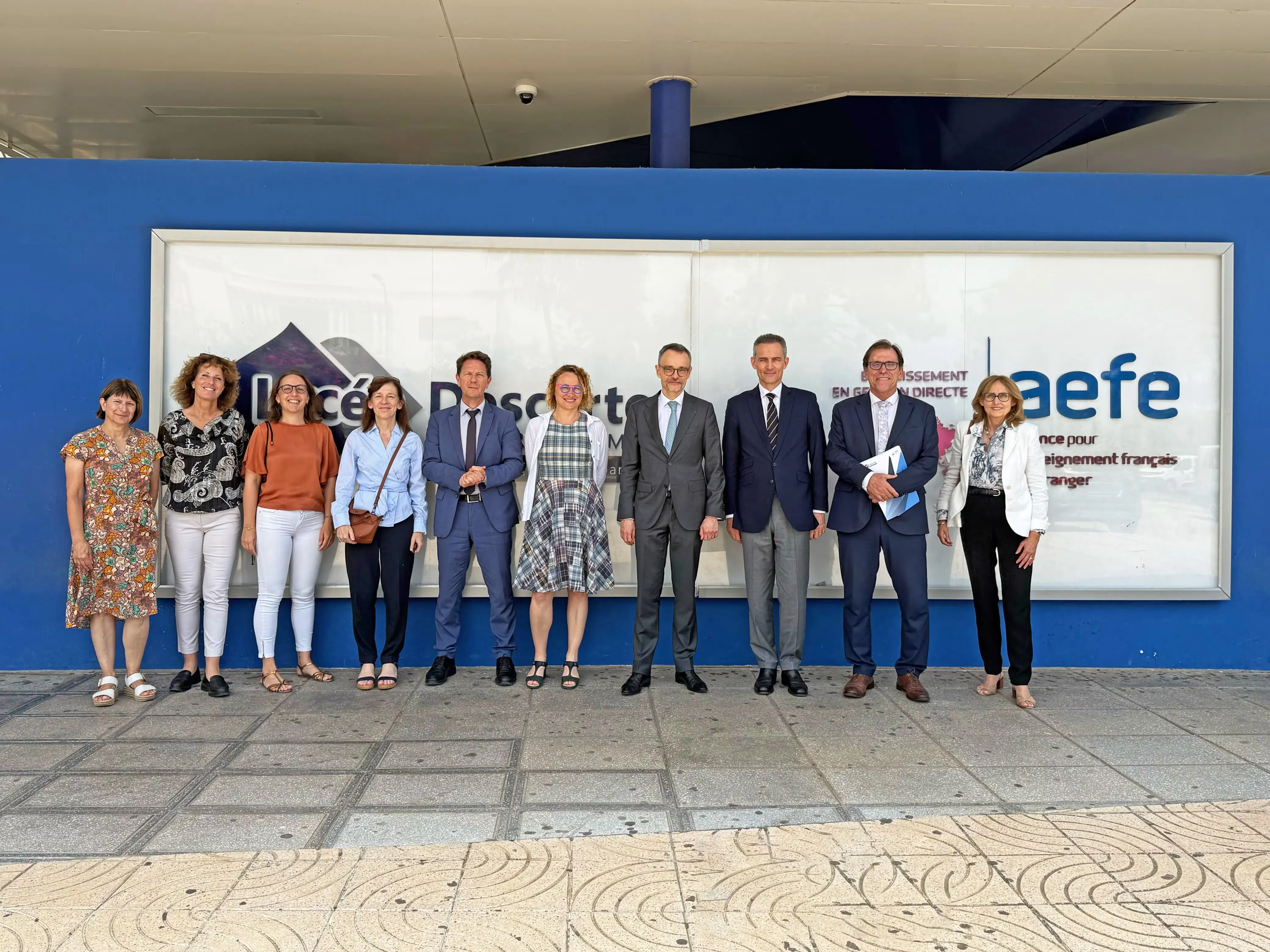 First Official Trip Abroad by AEFE's New Director General Alexandre Morois
