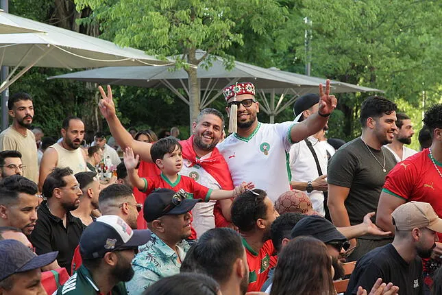 Celebration and Community: Moroccan and Egyptian Fans Unite in Heilbronn Amid World Cup Excitement