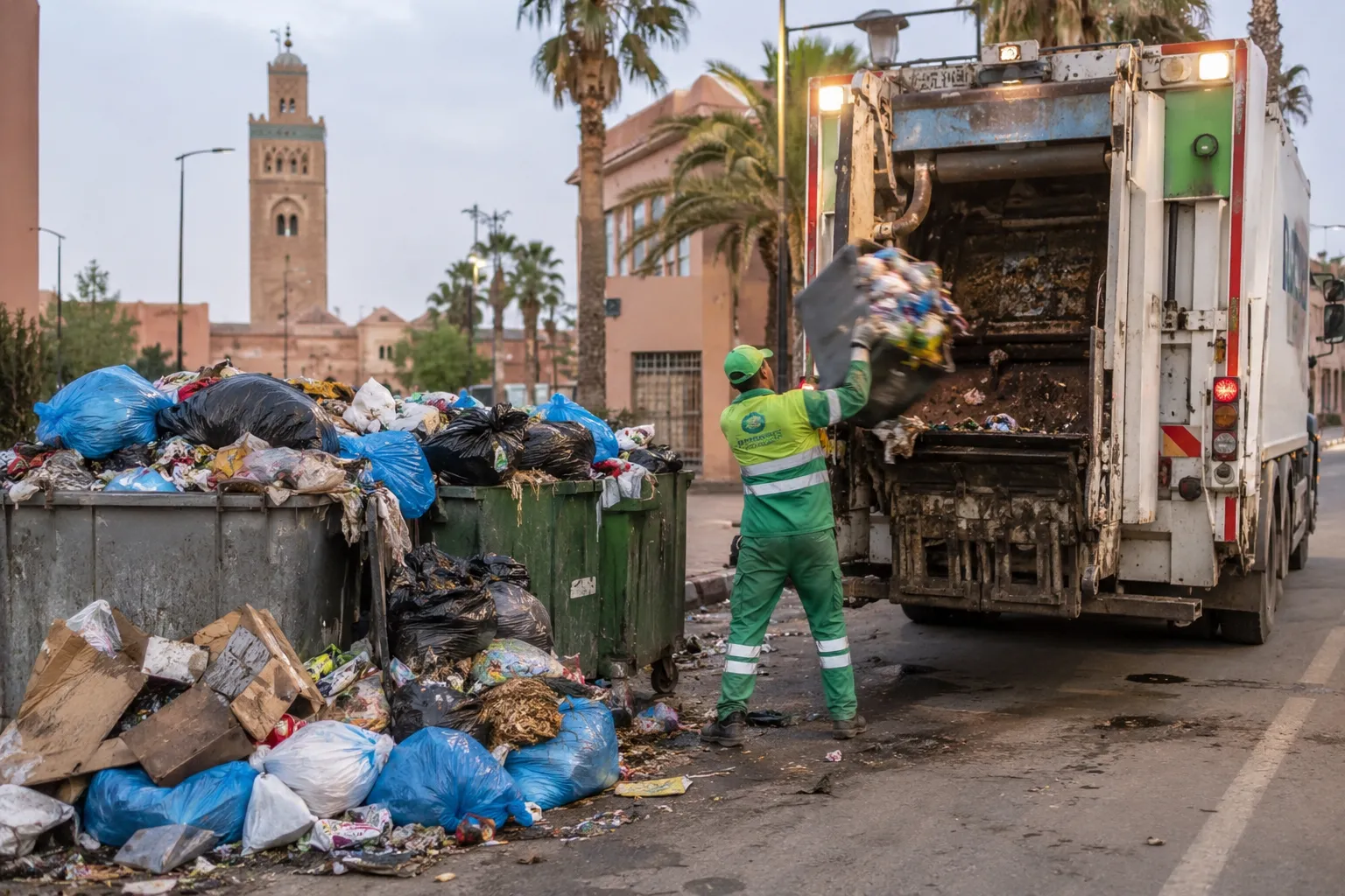 Marrakech Municipality Addresses Waste Crisis in Menara District