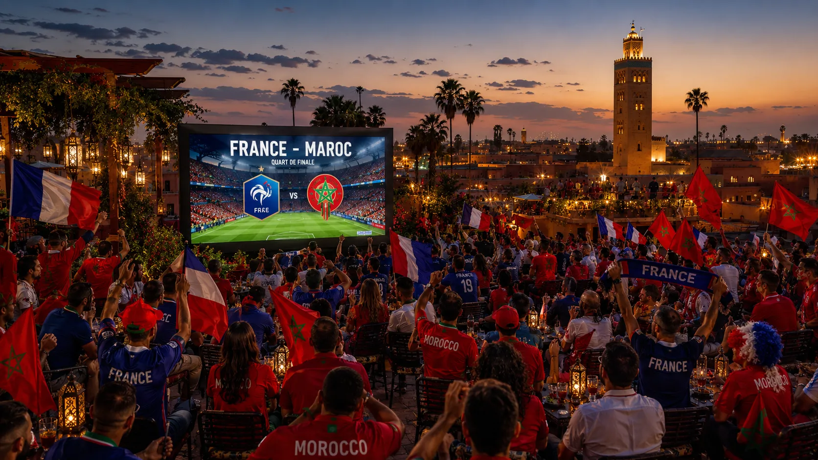 Where to Watch the Morocco vs France Quarterfinal Match in Marrakech