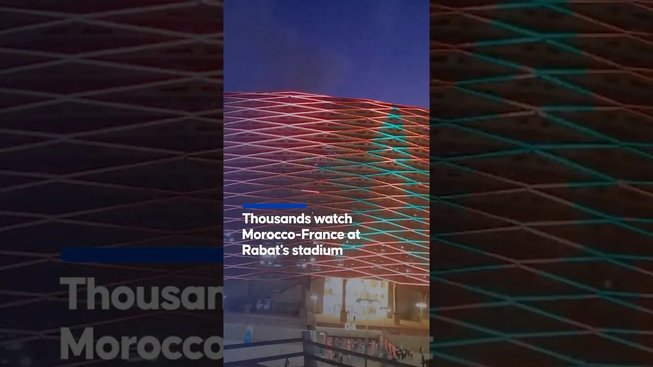 Thrilling Atmosphere as Thousands Gather to Watch Morocco vs. France at the World Cup