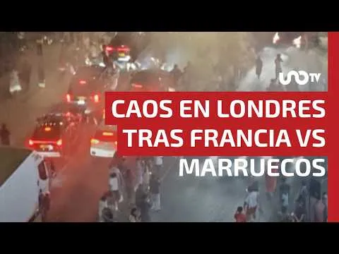Chaos Erupts in London Following France vs Morocco Match Amid Unrest