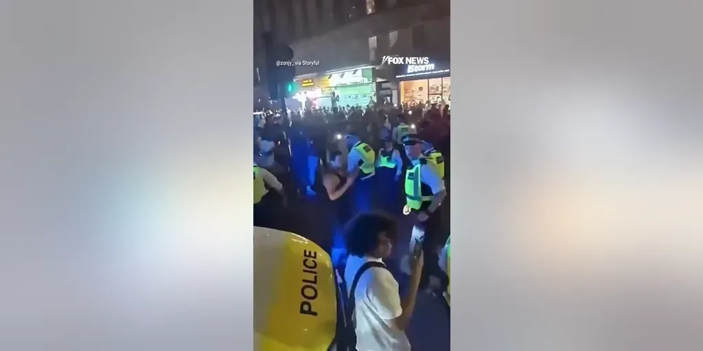 London Erupts in Violence Following France-Morocco World Cup Match