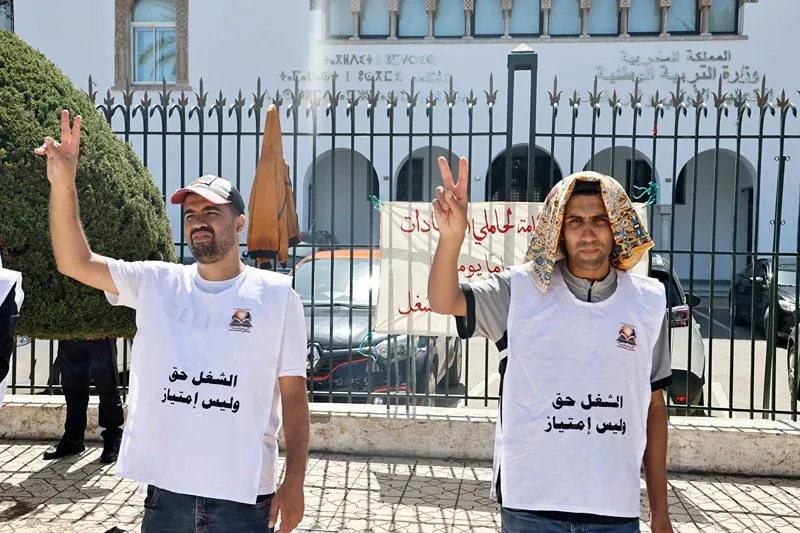 University Graduates in Morocco Resume Protests for Employment Rights