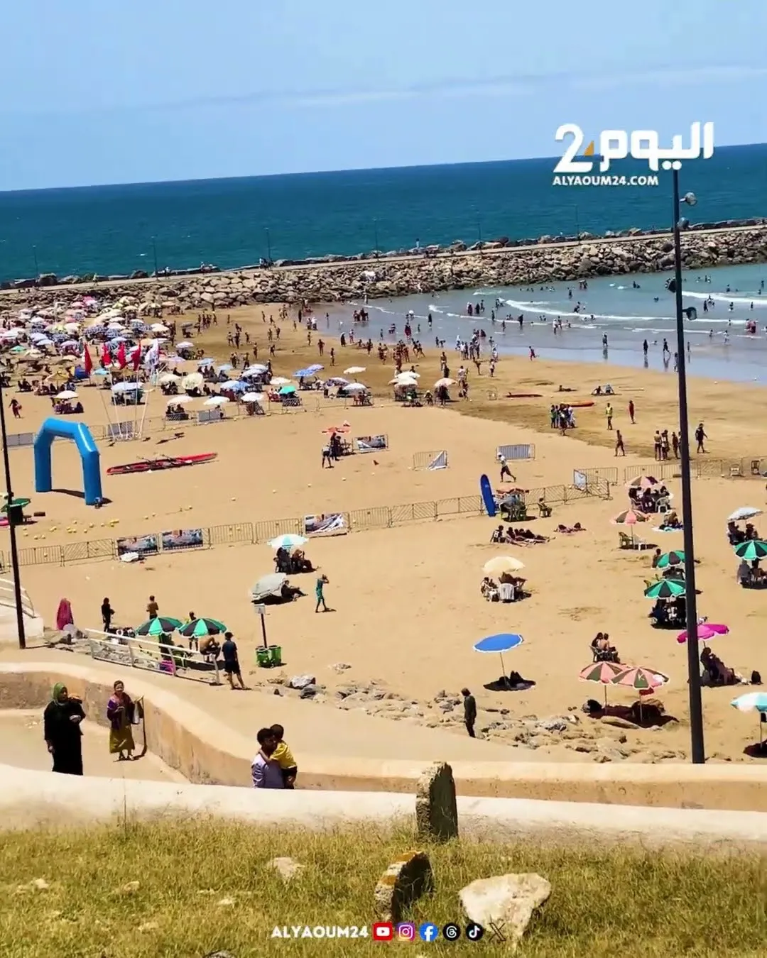 Rabat Beach Transformed: A Hub for Sports and Entertainment Activities
