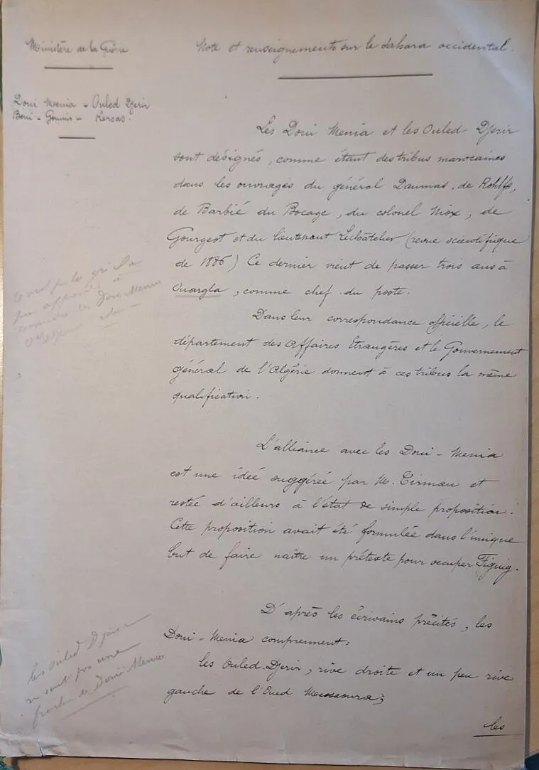Exploring the Historical Insights of Western Sahara: A Glimpse into the 1918 Military Archives