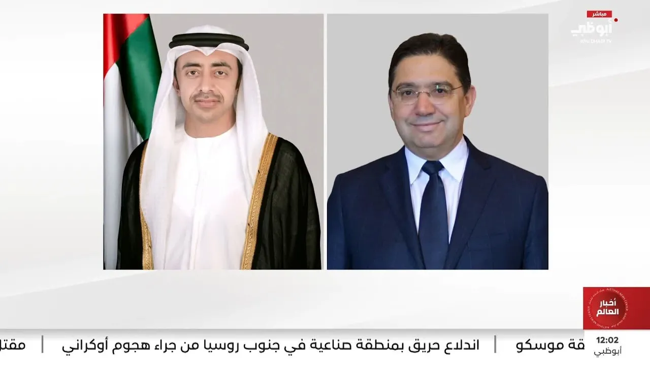 Abdullah Bin Zayed Discusses Regional Developments with Moroccan Foreign Minister